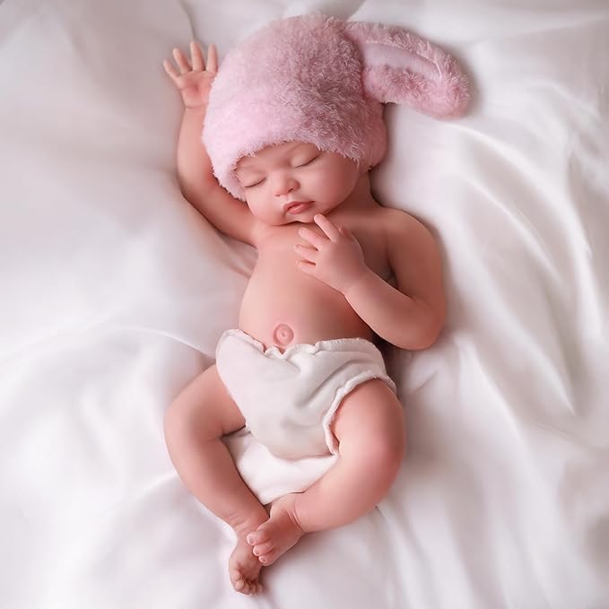 Bebé Reborn de Silicona Platinum Flexible – Cuerpo Completo 👶