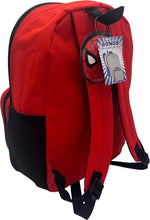 Cargar imagen en el visor de la galería, Fast Forward Mochila desplegable con licencia para niños de 16 pulgadas con lonchera (Spiderman-negro), Multi colorido, Spiderman-negro