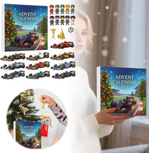 Cargar imagen en el visor de la galería, Calendario de Adviento Racing 🏎️ – 24 Adornos de Acrílico para el Árbol de Navidad