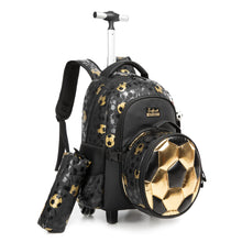 Cargar imagen en el visor de la galería, Meetbelify Unicorn Rolling Backpack for Girls Backpacks with Wheels for Elementary Preschool Students 3 in 1 Carry on Travel Luggage Kids Suitcase with Lunch Box Pencil Case for Girls Age 8-10