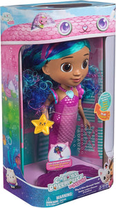 Gabby's Dollhouse: The Movie, Sing & Shine Mermaid Gabby, Waterproof Mermaid Doll with Lights & Sounds, Kids Toys for Girls & Boys Ages 3 and Up