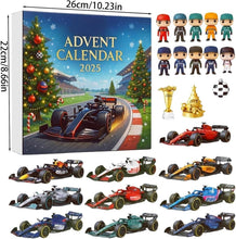 Cargar imagen en el visor de la galería, Calendario de Adviento Racing 🏎️ – 24 Adornos de Acrílico para el Árbol de Navidad