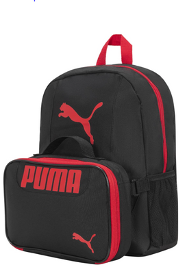 Set Escolar Puma (Negro y Rojo)