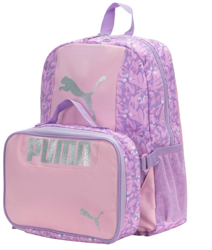 Set de Mochila + Lonchera Marca Puma - Color Rosado