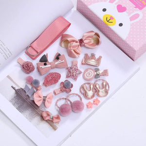 Set de accesorios para niña - 18 piezas