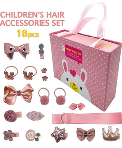 Set de accesorios para niña - 18 piezas