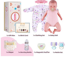 Cargar imagen en el visor de la galería, Muñeca con accesorios  - Sleeping Reborn Baby Girl