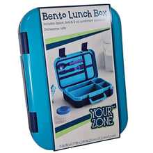 Cargar imagen en el visor de la galería, Bento Lunch Box ¡La Lonchera Azul que lo Tiene Todo! Comodidad, Estilo y Funcionalidad en un Solo Producto