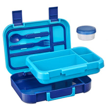 Cargar imagen en el visor de la galería, Bento Lunch Box ¡La Lonchera Azul que lo Tiene Todo! Comodidad, Estilo y Funcionalidad en un Solo Producto