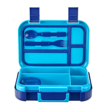 Cargar imagen en el visor de la galería, Bento Lunch Box ¡La Lonchera Azul que lo Tiene Todo! Comodidad, Estilo y Funcionalidad en un Solo Producto