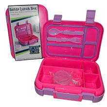 Cargar imagen en el visor de la galería, Bento Lunch Box ¡La Lonchera Rosa que lo Tiene Todo! Comodidad, Estilo y Funcionalidad en un Solo Producto (Copia)