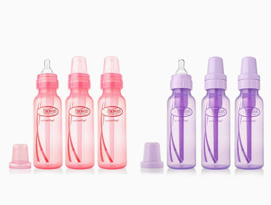 6 botellas Dr. Brown´s de 8 onz ( 3 lavanda, 3 rosa)