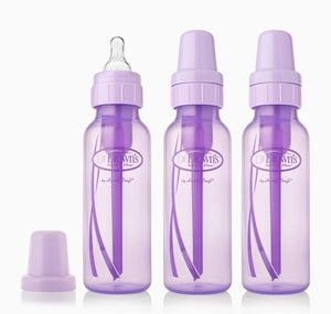 6 botellas Dr. Brown´s de 8 onz ( 3 lavanda, 3 rosa)